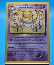 Pokemon Card - Gym Challenge 56/132 - SABRINA'S HYPNO LP+ on eBay