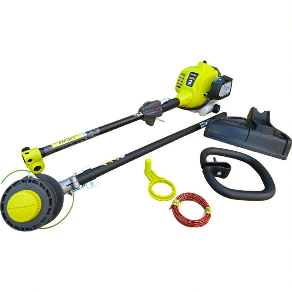 RYOBI String Trimmer 25cc 2-Cycle Gas-Powered Straight Shaft, Attachment Capable - Image 2 of 4
