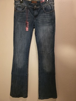 Jeans De Fleur Bootcut Blue Denim Women's Stretch Jeans size 9