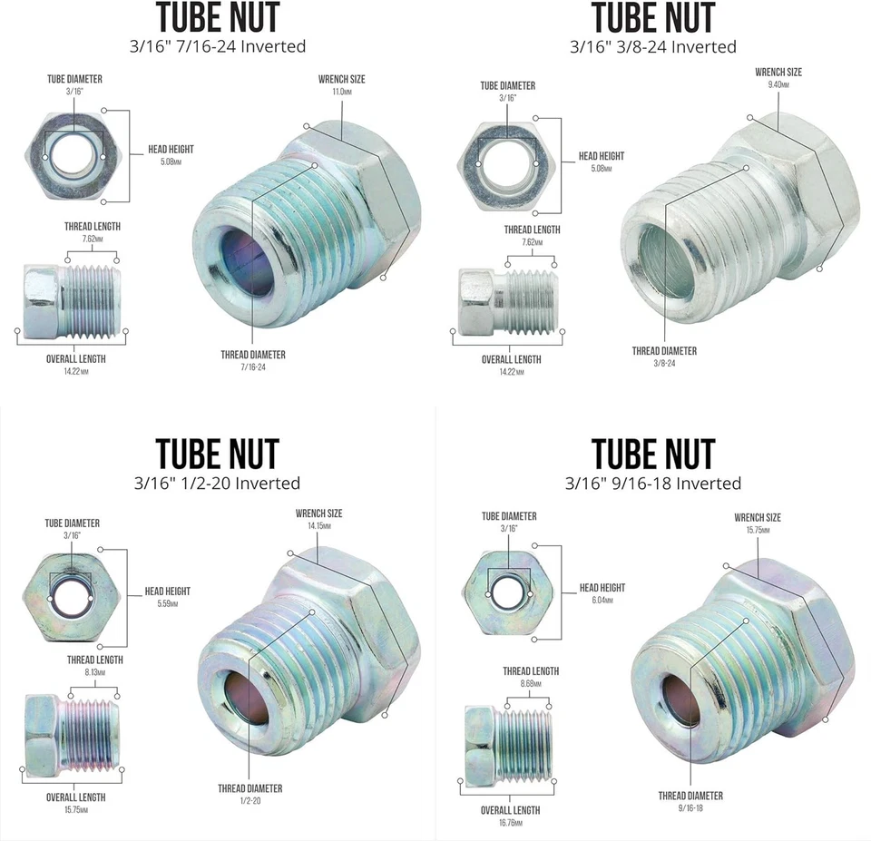 Paquete de 1 aleación de cobre-níquel genuina de 3/16" x 25' de 4 líneas de por vida, cobre Foto 4 de 4