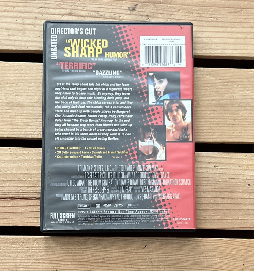 The Doom Generation (DVD, 1995) for sale online | eBay