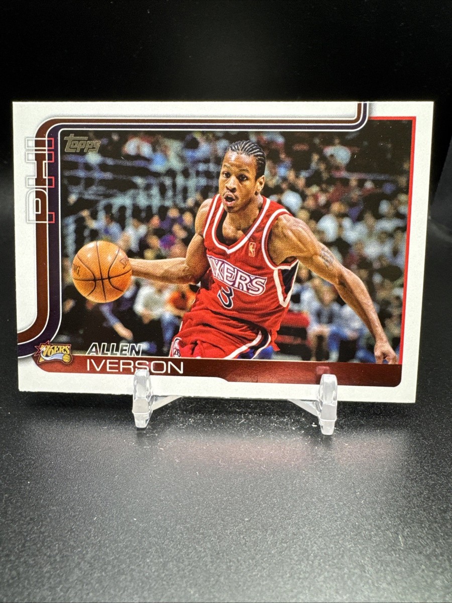 2025 Topps Basketball Card #253 Allen Iverson 76ers | eBay