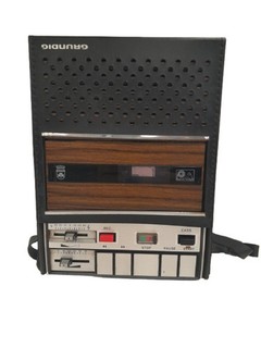 Vintage Grundig C410 Automatic Portable Cassette Recorder 70s UNTESTED