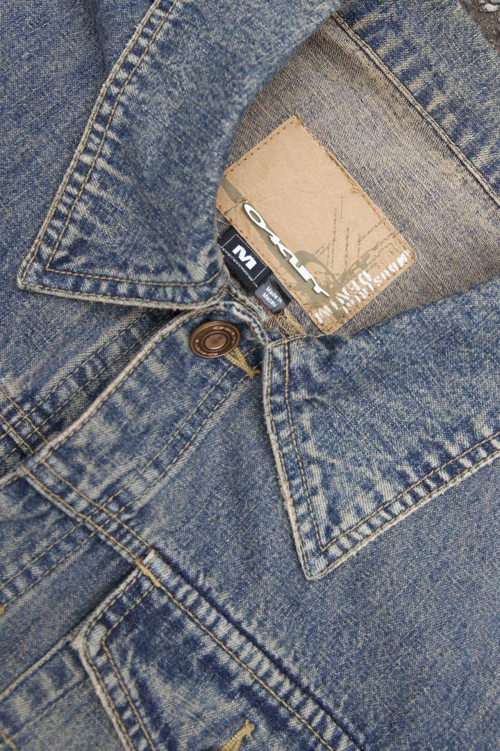 Oakley Denim Jacket Y2K Outwear size L/Standard Shipping Oakley Denim Jacket Y2K Outwear size L/Standard Shipping