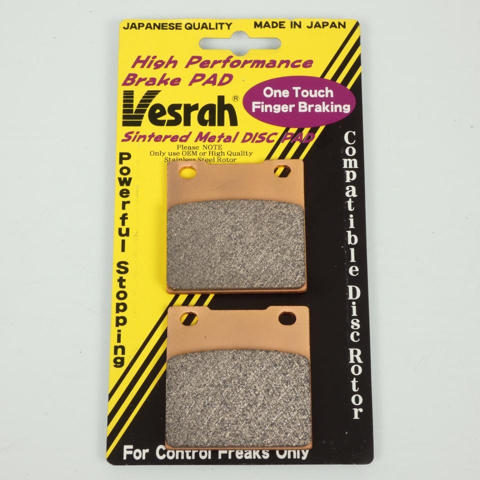 Plaquette de frein Vesrah AR : sécurisez vos sorties en Kawasaki ZXR 750 1991-1995