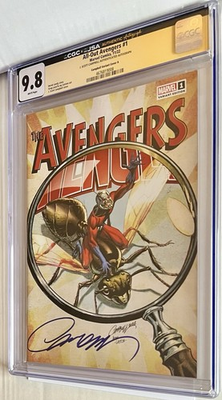 #ad #ad All Out Avengers #1 SS CGC 9.8 J. Scott Campbell Variant A Marvel 2022 $139.75