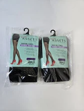 Assets By Sara Blakely Shaping Tights Wishbone Spanx Lot Of 2 Black 5 New 4599