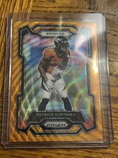 2023 Prizm Patrick Surtain II #92 Orange Wave #’d 10/60 Broncos Color Match