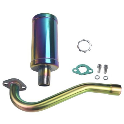 Exhaust Header Pipe fit Predator 196cc 212cc GX160 GX200 Tillotson 212