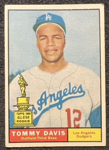 Tommy Davis #168 1961 Topps card