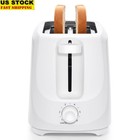 2 Slice Toaster Adjustable Toast Shade Removable Crumb Tray Easy Cleanup New
