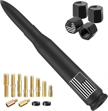 50 Cal Car Truck Bullet Antenna For Ford F150 F250 F350 Pickup Truck Accessories