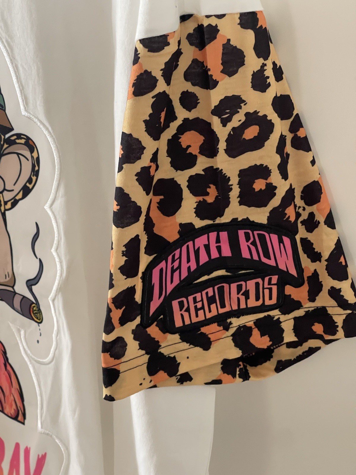 FILA T shirt Death Row Records stampa ghepardo ghepardo taglia 3XL uomo Dr. Bombay nuova con etichetta
