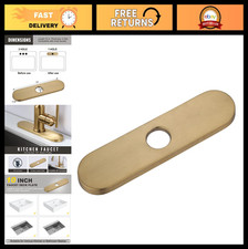 10" Sink Faucet Hole Cover Deck Plate for Kitchen  Bathroom - Gold Stainless St