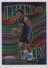 2022-23 Panini Prizm Instant Impact Green Prizm Paolo Banchero #1 3ff