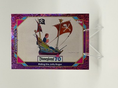 Disneyland 70th #138 Riding the Jolly Roger Fantasyland ~PINK SHIMMER~