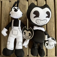 Bendy and the Ink Machine 10" Plush Lot Of 2  Bendy Boris 2025 Jakks