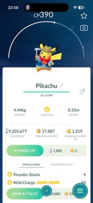 Excavator Costume Pikachu ( Chicago Museum ) Pokemon Go
