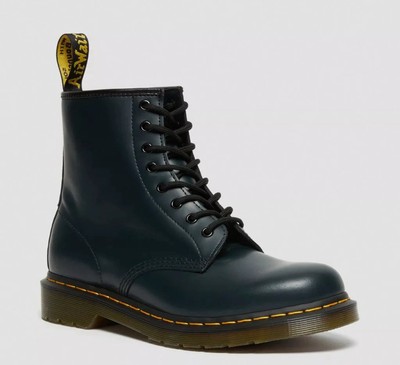 Dr Martens 1460 Smooth Leather Navy Blue Combat Boots Womens US sz  11822411
