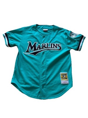 Andre Dawson Florida Miami Marlins Mitchell Ness Jersey Men's Medium