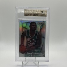 Panini 2014-15 Prizm Prizms Marcus Smart Celtics NBA Rookie Card #256 BGS 9.5. rookie card picture