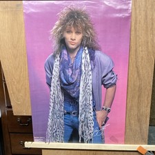 Bon Jovi 1986 Licensed Poster Approx 23x34 Original Music Rock & Pop