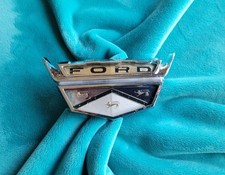 1959 Ford Hood Emblem Bezel And Insert 1007537 B9-16607 B9a-16644