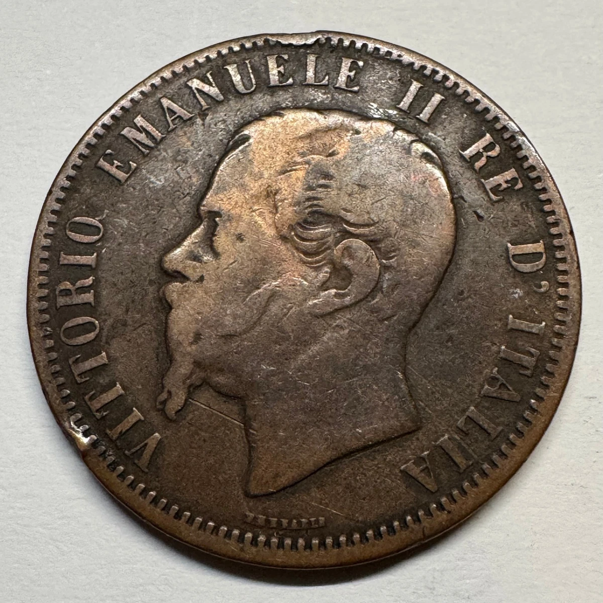 Copper 1866 Year Italian Coins (1861-Now) for sale | eBay