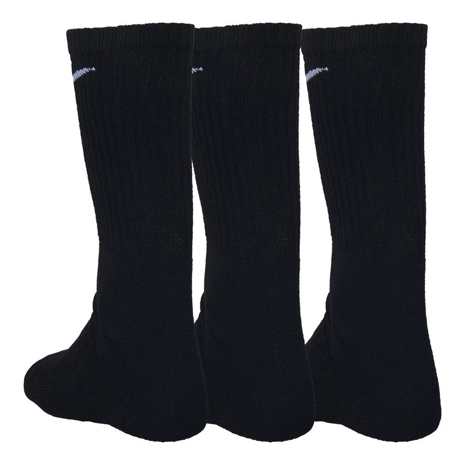 SX7664-010 Nike Chaussettes Longues Hiver Légères (Pack de 3) Noir Unisexe... - Photo 2/4