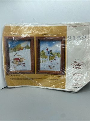 VTG The Creative Circle  Special Delivery  2152 New Sealed Embroidery Kit 1981