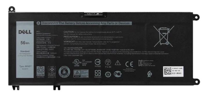 Dell 4WN0Y Battery. 56WHR. 4 Cell.