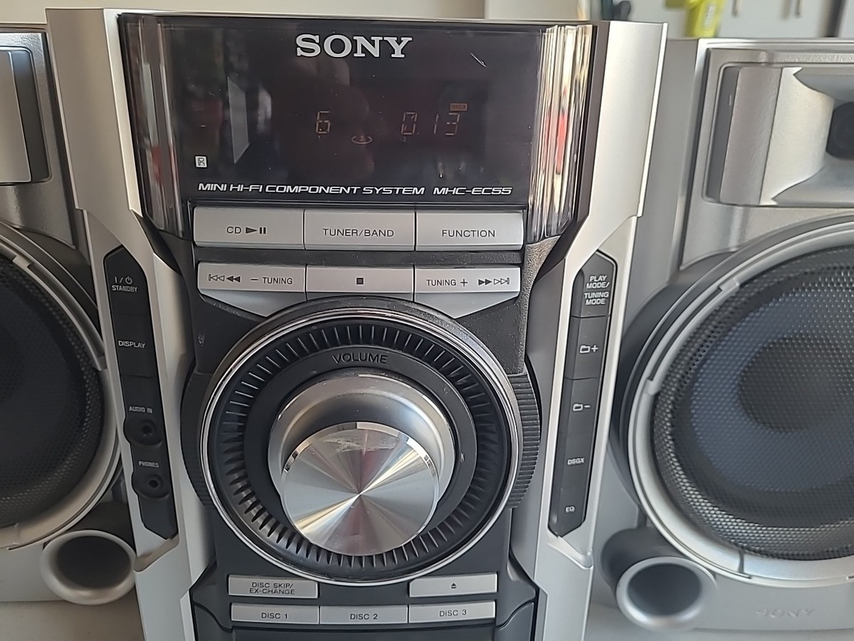 Sony MiniDisc 周辺機器 3点セット Sony MHC-EC55 Mini HiFi Component System 3-Disc CD Changer AM/FM
