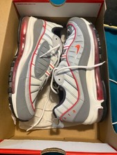 Nike Air Max 98 Particle Grey Red for Sale | Authenticity  display picture 1