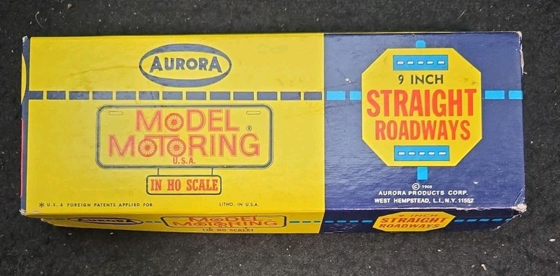1960 Aurora Model Motoring USA Original Box #1517 9in Empty Box Only 5@338
