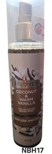 Beloved Coconut  Warm Vanilla Fine Body Mist With Essential Oils 8floz