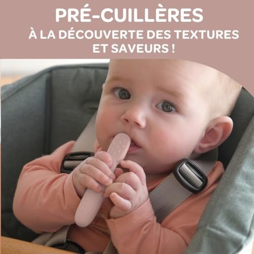 Pré-cuillères bébé BÉABA en silicone de qualité supérieure pour nourrisson - 3