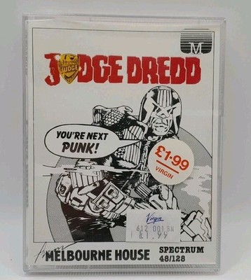 Judge Dredd - Melbourne House - ZX Spectrum 48K / 128K Cassette - RARE Release