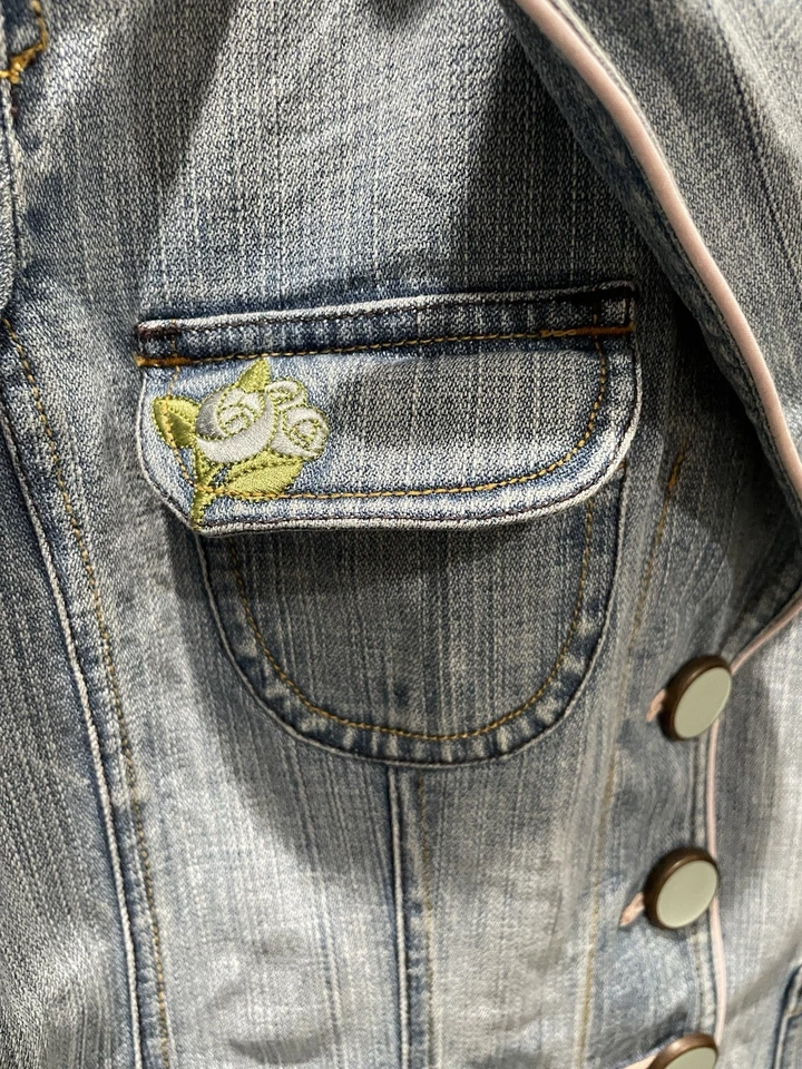 Chaqueta vaquera para mujer, talla 8, Cottage Core Foto 2 de 4