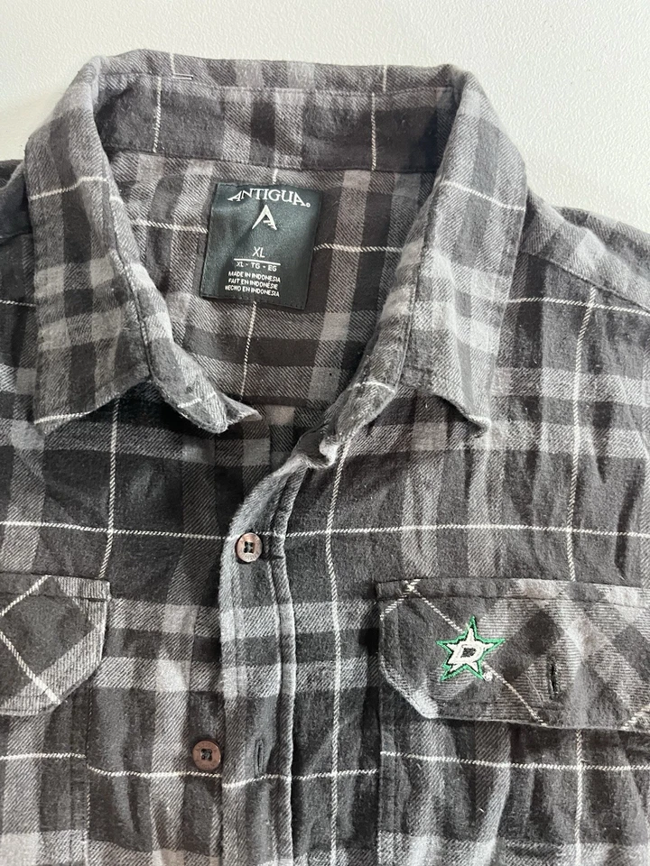 Camisa de franela manga larga Dallas Stars talla XL Foto 2 de 4