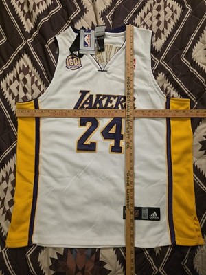 Kobe Bryant Adidas 60th Anniversary Jersey #24 Lakers Stitched