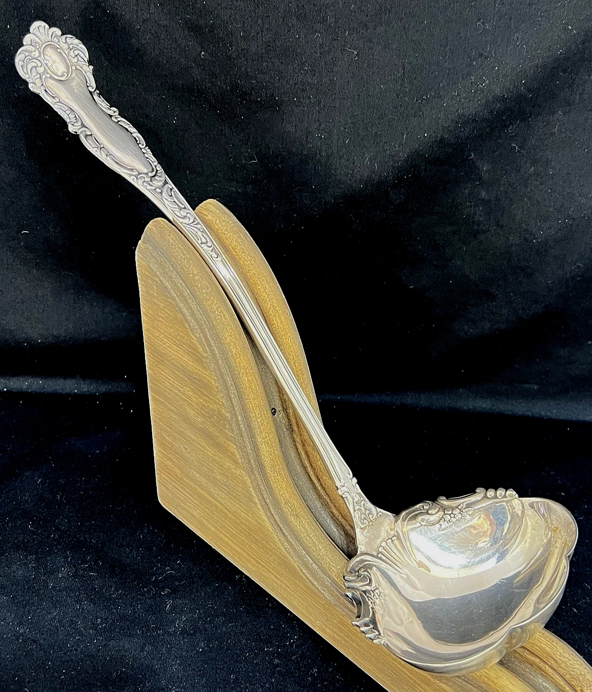 Antique 1901 Oxford by WM Rogers AA 13" International Silverplate Punch Ladle