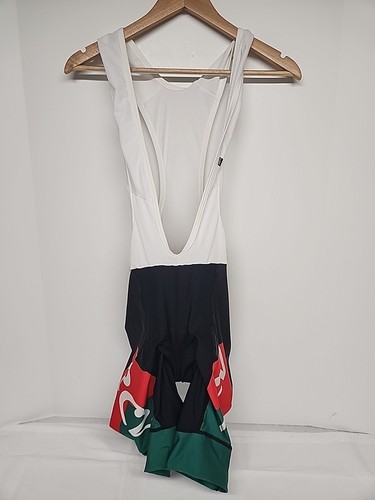 Louis Garneau RCV Lightweight Bib Shorts Men’s Medium Black/White/Green And Red