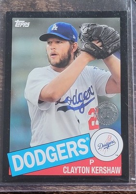 2020 Topps 1985 Topps Baseball Black /299 Clayton Kershaw #85-54