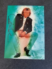 Original Autogrammkarte Blue System - Dieter Bohlen.