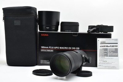 [Almost Unused] Sigma APO MACRO 180mm F2.8 EX DG OS HSM for Canon EF mount JAPAN