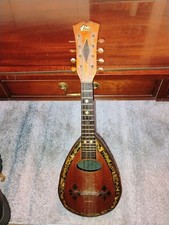 Vintage 8-string Bowlback Mandolin Napoli Italy
