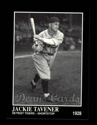 1992 Conlon #572 Jackie Tavener Tigers 8 - NM/MT