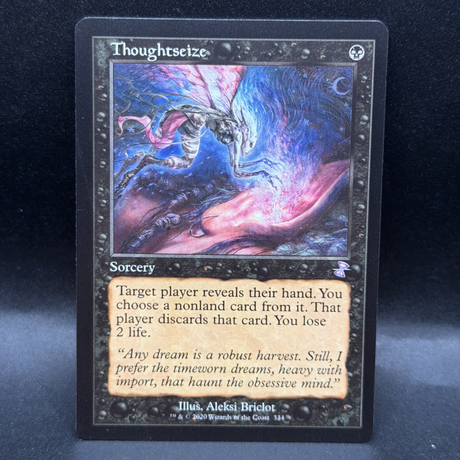 Thoughtseize Retro Frame MTG Time Spiral Remastered Timeshifted