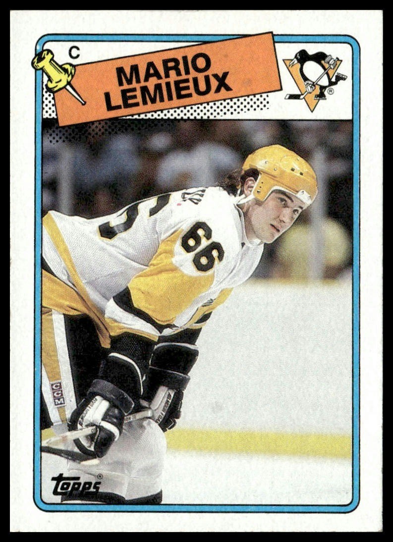 1988-89 Topps #1 Mario Lemieux