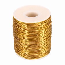1mm Metallic Elastic Cords,Gold Tone, 109 Yards Each